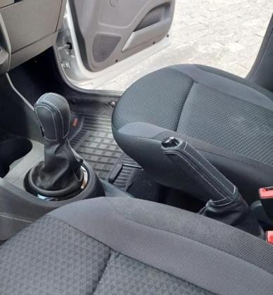 Imagem de Kit Revestimento Couro Capa Manopla Câmbio Manual e Alavanca Freio De Mão Volkswagen Gol G5