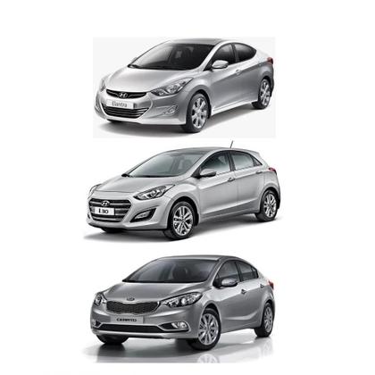 Imagem de Kit Revisão 4 Litros de Óleo Shell 5W30 Sintético + Filtros Cerato 1.6 i30 1.6 Elantra 1.8 e 2.0 Todos Flex 2013 em Diante