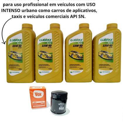 Imagem de Kit Revisao 4lt Oleo Motor 15w40 Siena 1.0 Strada 1.3/1.4