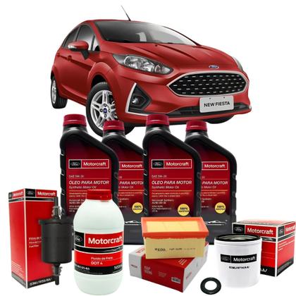 Imagem de Kit Revisão Completo 5w30 Motorcraft New Fiesta 1.5 1.6 2011á 2019 Original