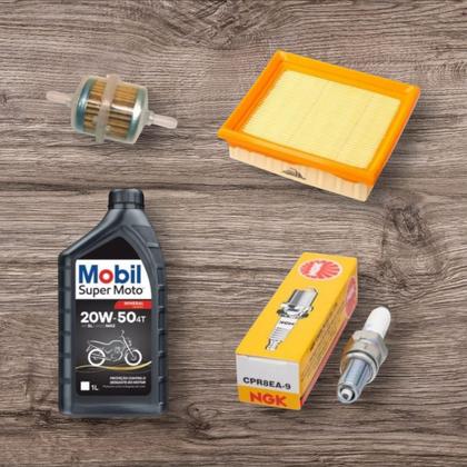 Imagem de Kit Revisão Filtro Ar Gasolina Vela Nxr 150 Bros 2006 A 2008
