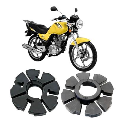 Imagem de kit revisao freio tras suzuki yes coxim coroa patim freio