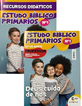 Imagem de Kit Revista Primários (7 A 8 Anos)  Central Gospel Nº 01 - Revista Do Professor + Recursos Didáticos Visuais