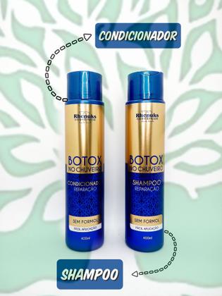 Imagem de Kit Rhenuks Tratamento Capilar Botox No Chuveiro Reparação Sem Formal Original