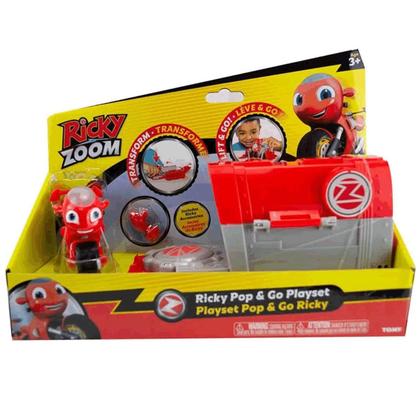 Kit Ricky Zoom Moto DJ Verde e Ricky + Compartimento Sunny - Sunny