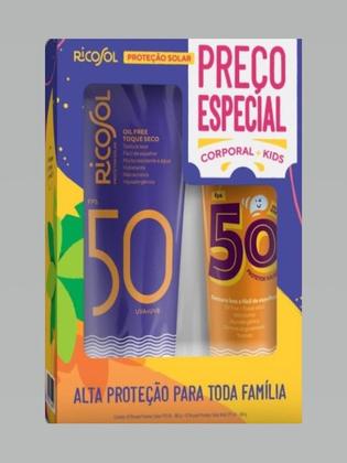 Imagem de KIT RICOSOL FPS 50 CORPO 180g + FPS 50 KIDS 100g