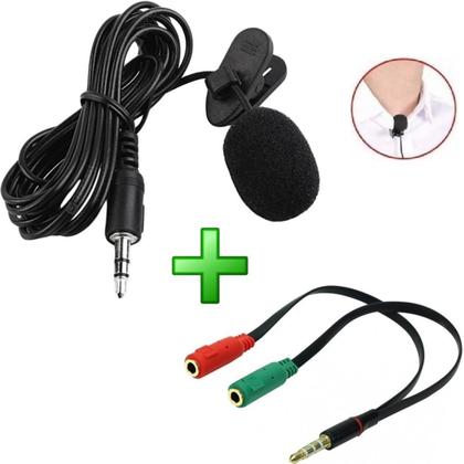 Imagem de Kit Ring light 26cm Tripé 2m Lentes Microfone Acessórios Vídeos no Celular Tiktok Youtuber