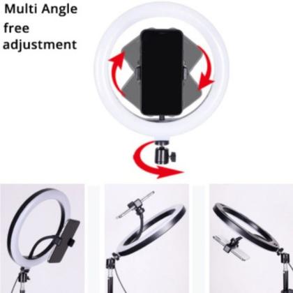 Imagem de Kit Ring light led tripé 2 metros acessórios iluminação filmagem gravação celular