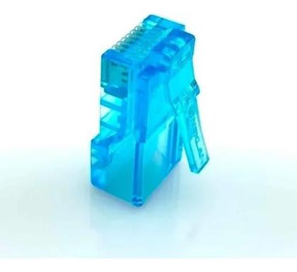 Imagem de Kit Rj45 Gold Cat5 Macho Cabo Rede Lan Plug 100 Conectores