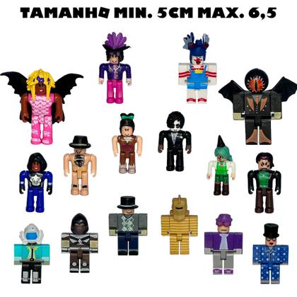 Imagem de Kit Roblox 16 Bonecos Articulados Lego 8 cm Kit completo Linha premium