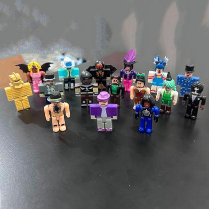 Imagem de Kit Roblox 16 Bonecos Articulados Lego 8 cm Kit completo Linha premium