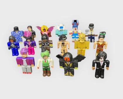 Imagem de Kit Roblox 16 Bonecos Avatar Articulado Brinquedo