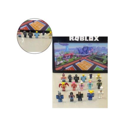 Imagem de Kit Roblox monta e desmonta 16 bonecos com diversas roupas