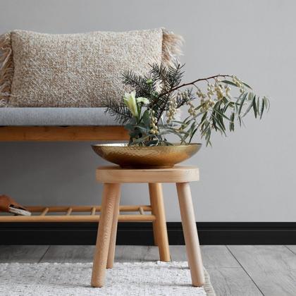 Imagem de Kit Rodapé de Pvc 10 Barras com Canaletas de 10 Unidade - Preto