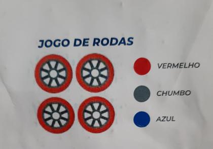 Imagem de Kit rodinhas carrinho de rolimã Mxi