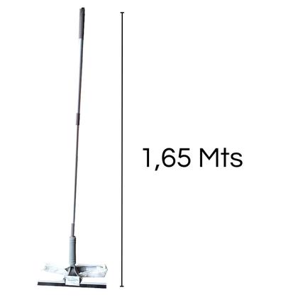 Imagem de Kit Rodo Limpa Vidros Com Cabo Extensor Telescópico 1,65 Mts