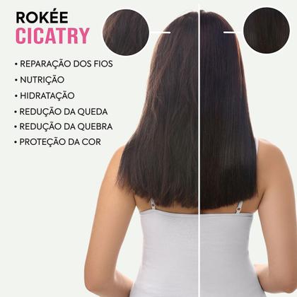 Imagem de Kit ROKÉE Shampoo 1L + Máscara 1Kg Cicatry