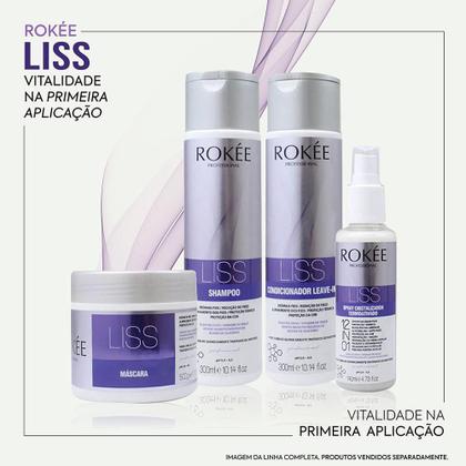 Imagem de Kit ROKÉE Shampoo 300ml + Máscara Liss 500g