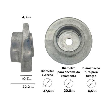 Imagem de Kit Rolamento Axial de Esferas com Excêntrico Came Compatível com Lavajato Black&Decker PW1450TD-BR