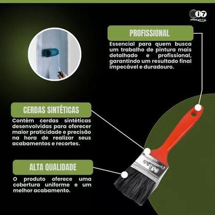 Kit Rolo De Pintura + 3 Pincéis + Aplicador De Silicone - Bestfer Imagem de Kit Rolo De Pintura + 3 Pincéis + Aplicador De Silicone