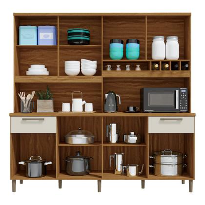 Imagem de Kit Ronipa Cabernet Prime 8 Portas 2 Gavetas