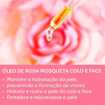 Imagem de Kit Rosativ skincare 1 Creme Facial Clareador Rosa Mosqueta 55g 1 Óleo De Rosa Mosqueta 30mL 1 Creme Regenerador Olhos 15g