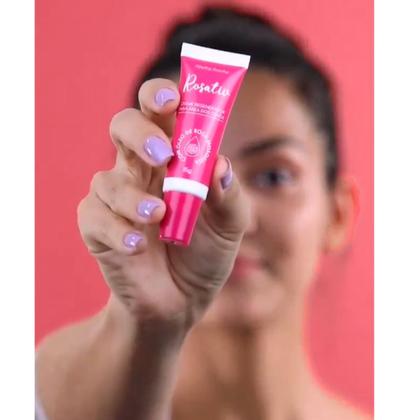 Imagem de Kit Rosativ skincare 1 Creme Facial Clareador Rosa Mosqueta 55g 1 Óleo De Rosa Mosqueta 30mL 1 Creme Regenerador Olhos 15g