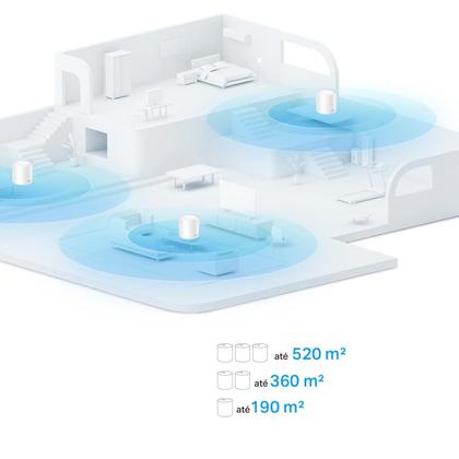 Imagem de Kit Roteador Deco X10 C/2 Wifi 6 Tecnologia Mesh TP Link