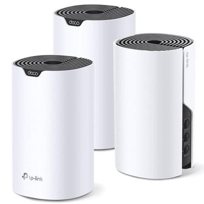 Imagem de Kit Roteador TP-Link Deco S7, Wi-Fi, Gigabit Ethernet AC 1900Mbps, Dual-Band, 3 Pack - Deco S7(3-pack)