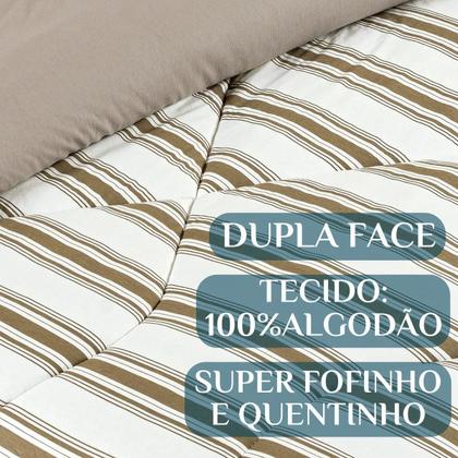 Imagem de Kit Roupa Cama Edredom Super King Scarlett 100% Algodao