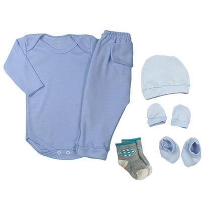 Imagem de Kit Roupa De Bebê Body E Mijão E Kit Touca Luvas E Sapatinho