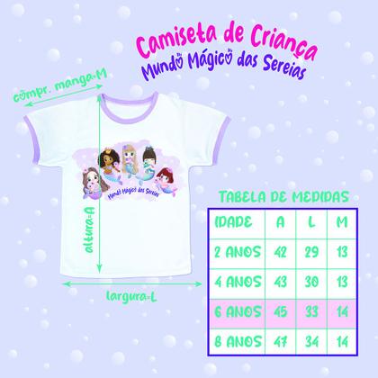 Imagem de Kit Roupa de Boneca American Girl Com Camiseta P/ Mamãe Sereias