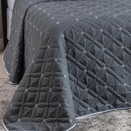 Imagem de Kit Roupa de Cama Casal King 6 Pçs Percal 200 Fios Ideale