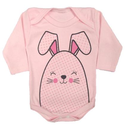 Imagem de Kit Roupas de Bebê 4 Peças Body Mijão Macacão Plush e Cueiro