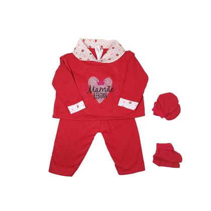 Imagem de Kit Roupinha Bebê Reborn 3 trocas + Tiara e Sapatinho