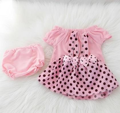 Imagem de Kit Roupinha Fralda Bebê Reborn Mamãe Reborn Rosa 10 Peças