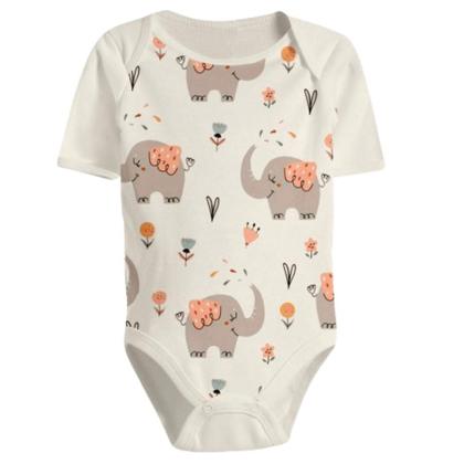 Imagem de Kit Roupinhas de Bebê 4 Peças Body Manga Curta e Shorts