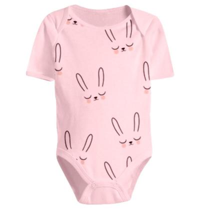 Imagem de Kit Roupinhas de Bebê 4 Peças Body Manga Curta e Shorts