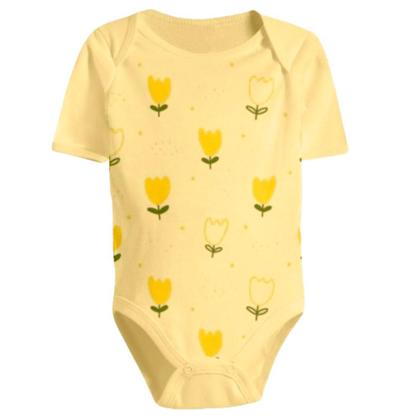 Imagem de Kit Roupinhas de Bebê 4 Peças Body Manga Curta e Shorts