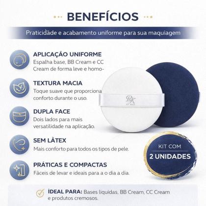 Imagem de Kit Ruby Kisses: 2 Esponjas Air Cushion com Alça Puf06100br