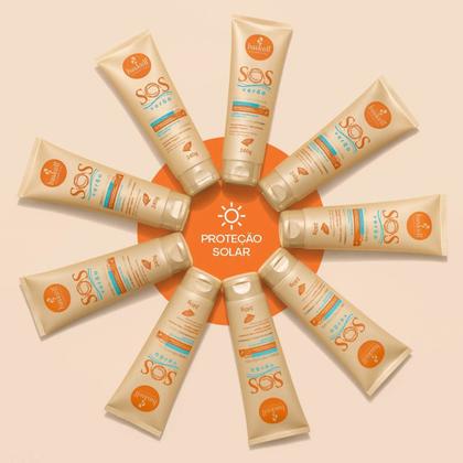 Imagem de Kit S.O.S Verão 1 Shampoo 300ml 1 Creme Pré e Pós Sol 240g Haskell