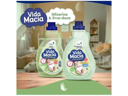 Imagem de Kit Sabão e Amaciante Casakm Vida Macia Kit Lavanderia Infantil 1L