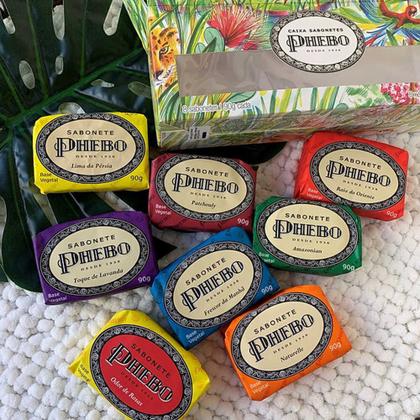 Kit Sabonete Barra Phebo Granado Amazonia 8unidades 90g - Sabonete