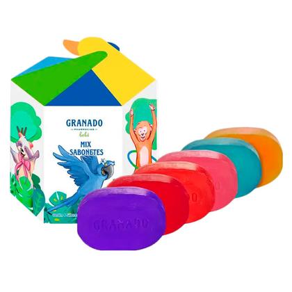 Imagem de Kit Sabonete em Barra Glicerina Granado Bebê Mix 6 Unidades de 90g cada