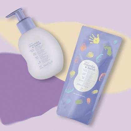 Imagem de Kit Sabonete Líquido da Cabeça aos Pés Mamãe e Bebê com Refil - Natura