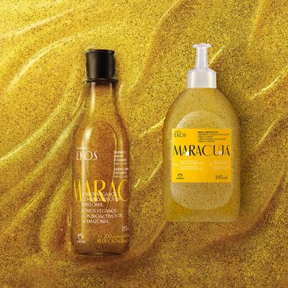 Imagem de Kit Sabonete Líquido Esfoliante Ekos Maracujá com Refil