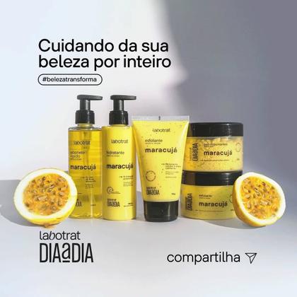 Imagem de Kit Sabonete Liquido + Esfoliante + Hidratante Corpo E Rosto Labotrat Cheiro De Fruta Maracujá 300g