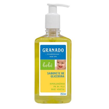 Imagem de Kit Sabonete Líquido Granado Glicerina Bebê 250ml + 1 Refil 250ml