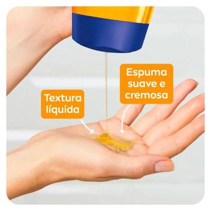 Imagem de Kit Sabonete Líquido Nivea Óleo de Banho Com 3 200ml