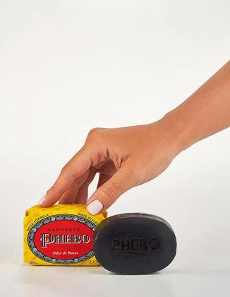Imagem de Kit Sabonete Phebo Barra Odor de Rosas de Glicerina 90g 10 unidades
